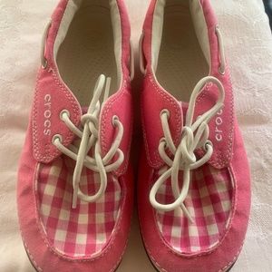 Crocs Tie Canvas Loafers